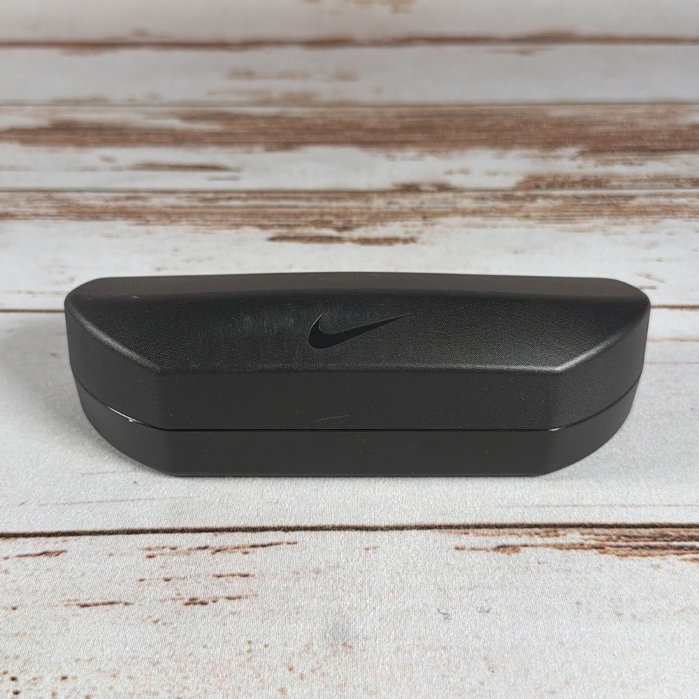 Nike Vision Black Hard Shell Protective Eyeglass Sunglasses Case Italy Used
